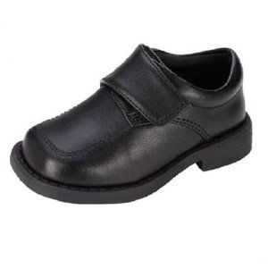 Teeny Toes Boys Infant Black Dress Shoes Size 1